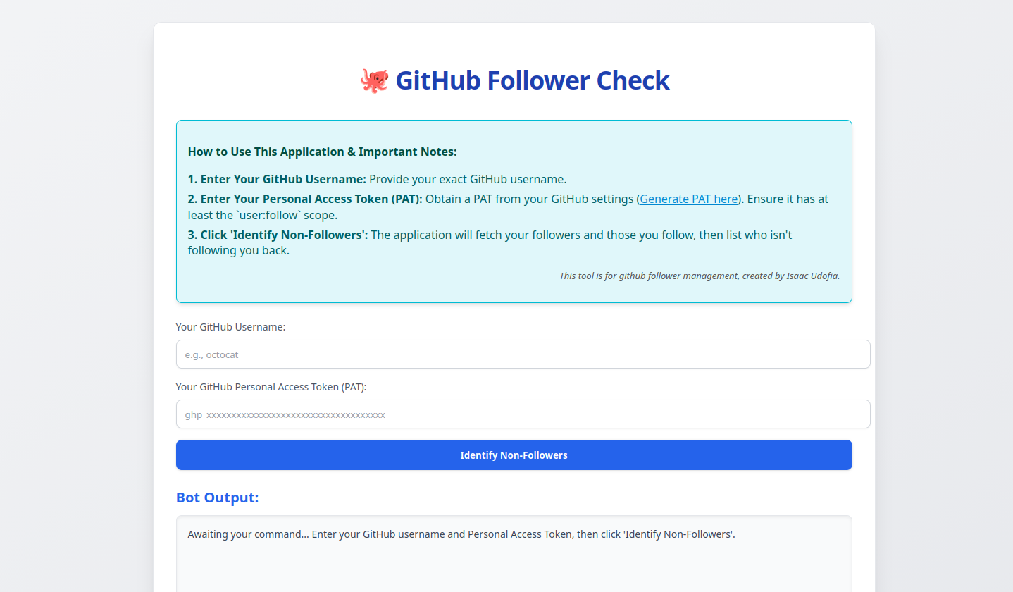 GitHub Follower Manager